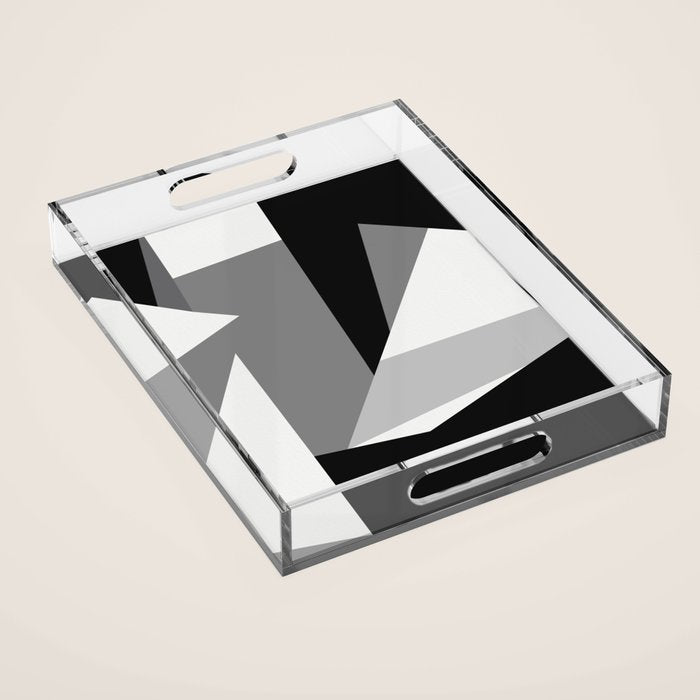 Abstract Geometric Shapes 1 Acrylic Tray Gallery Image 1