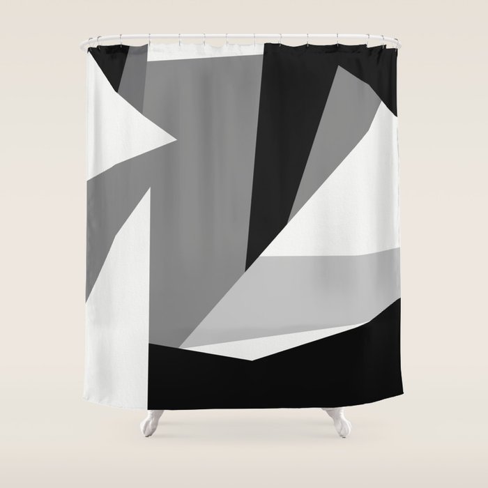 Abstract Geometric Shapes 1 Shower Curtain Gallery Image 1