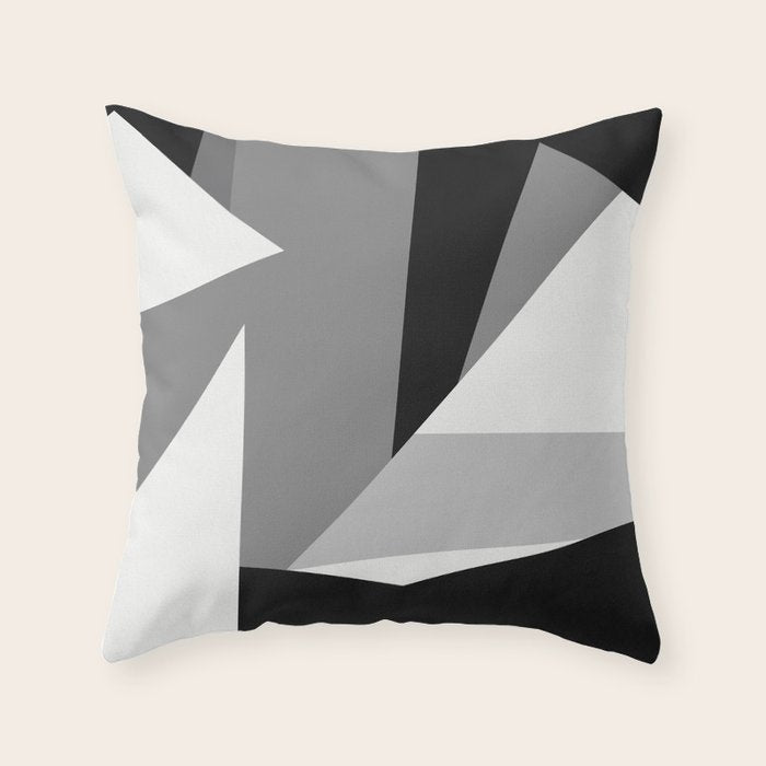 Abstract Geometric Shapes 1 Throw Pillow Gallery Image 6