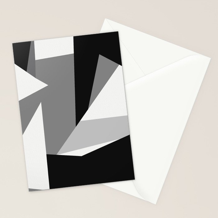 Abstract Geometric Shapes 1 Stationery Card Gallery Image 2