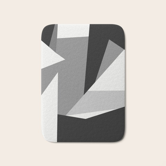 Abstract Geometric Shapes 1 Bath Mat Gallery Image 1