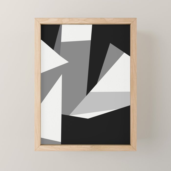 Abstract Geometric Shapes 1 Mini Art Print Gallery Image 1