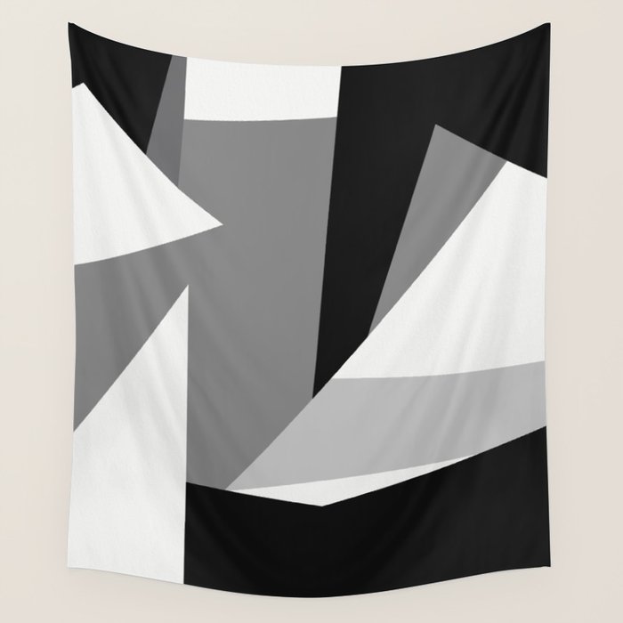 Abstract Geometric Shapes 1 Wall Tapestry Gallery Image 1