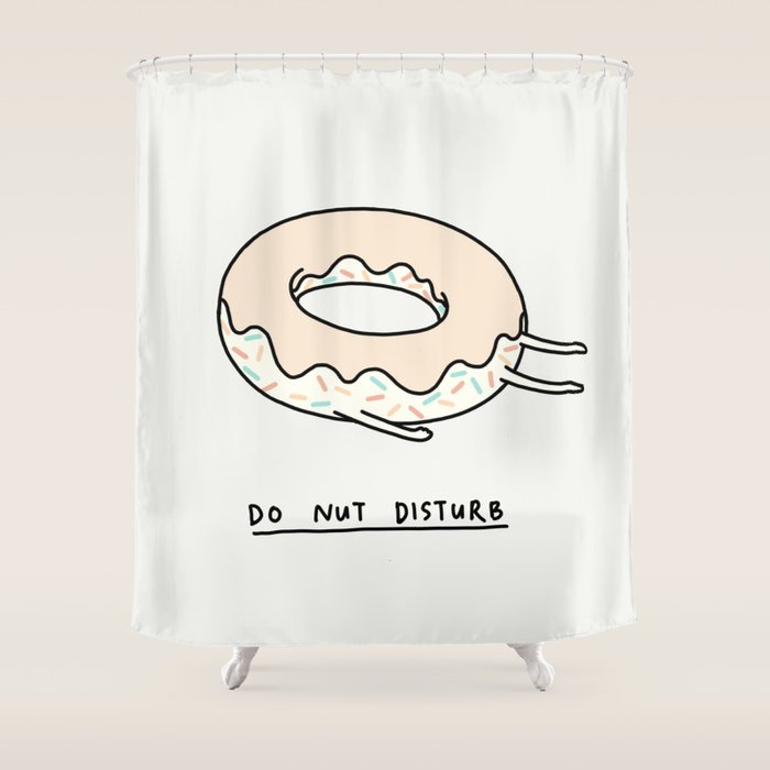 Donut Disturb Shower Curtain Gallery Image 1