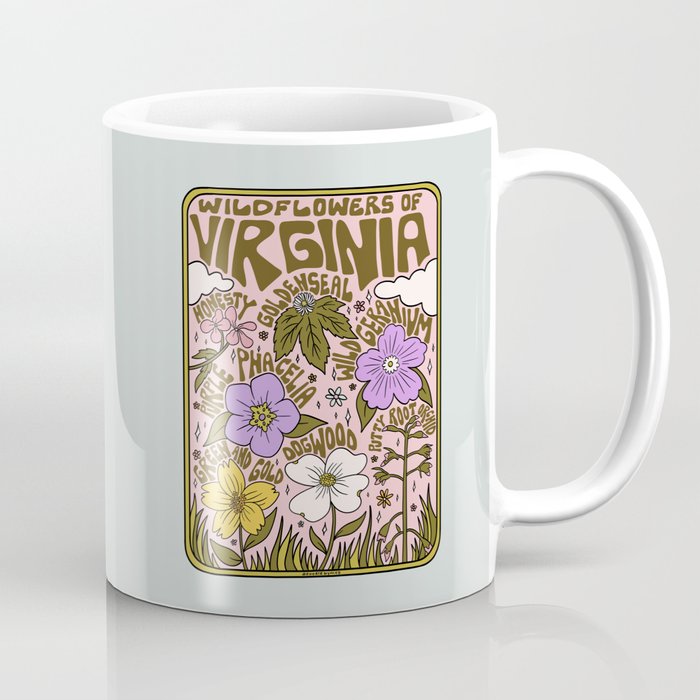 Virginia Wildflowers Coffee Mug Gallery Image 1