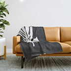 Double Leaf Bell Bloom ii Throw Blanket Gallery Image 1
