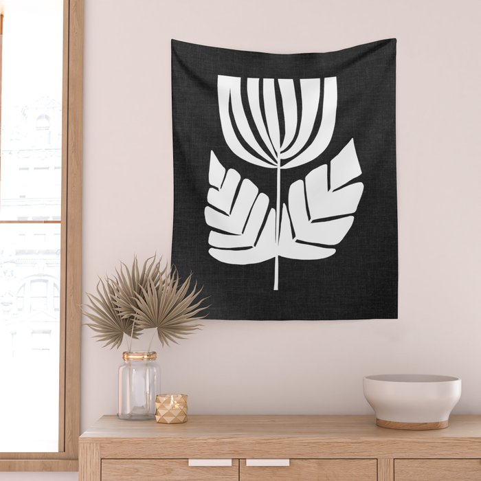 Double Leaf Bell Bloom ii Wall Tapestry Gallery Image 2