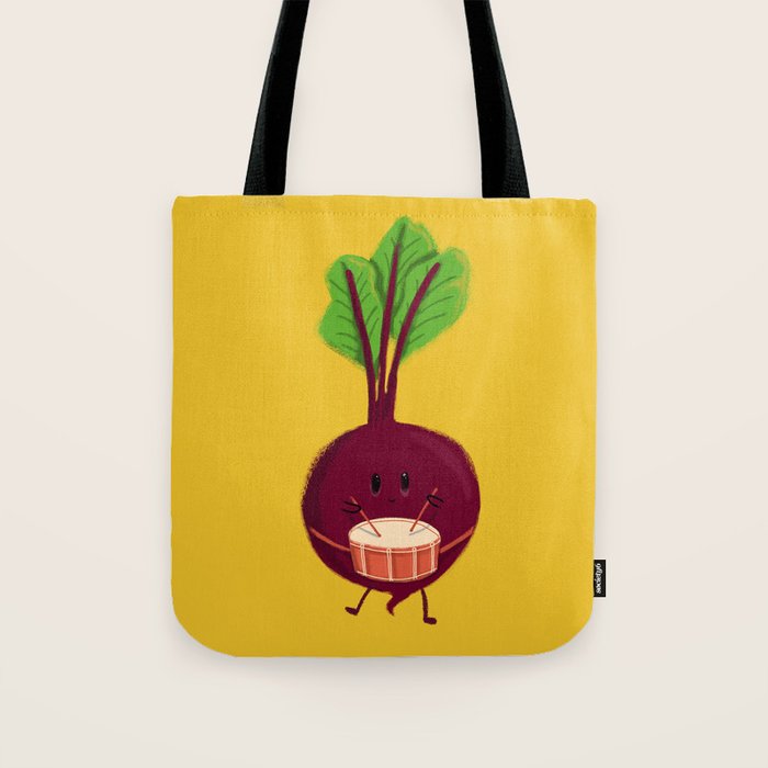 Beet's drum beat Tote Bag Gallery Image 1