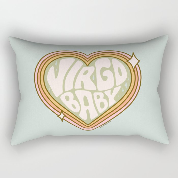 Virgo Baby Rectangular Pillow Gallery Image 2