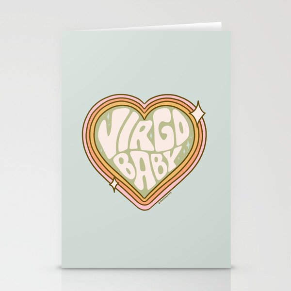 Virgo Baby Stationery Card Gallery Image 2