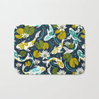 Koi Pond - Green Bath Mat Gallery Image 1