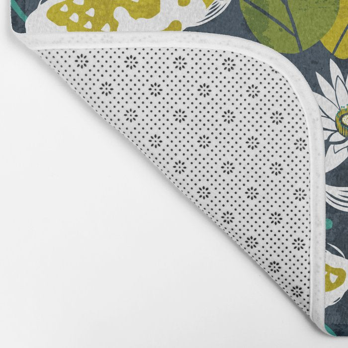 Koi Pond - Green Bath Mat Gallery Image 2