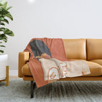 Girl who Loves Throw Blanket Gallery Image 1