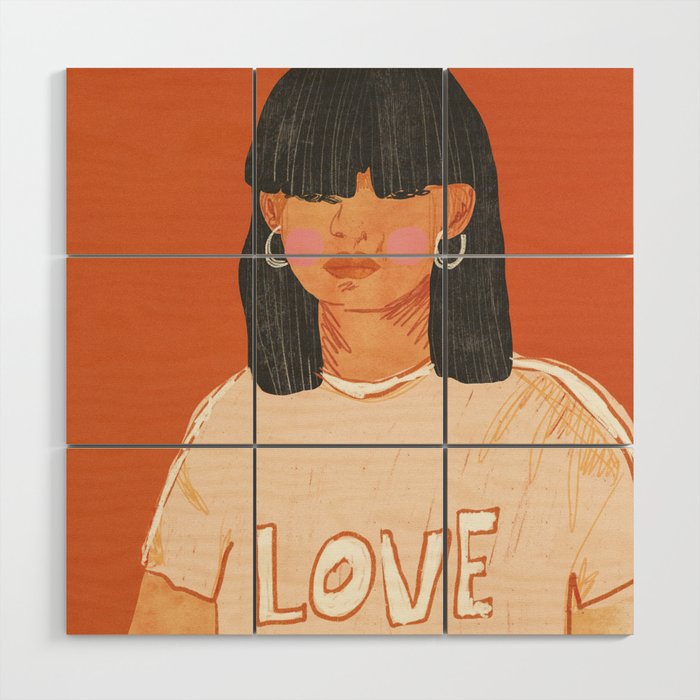 Girl who Loves Wood Wall Art Gallery Image 1