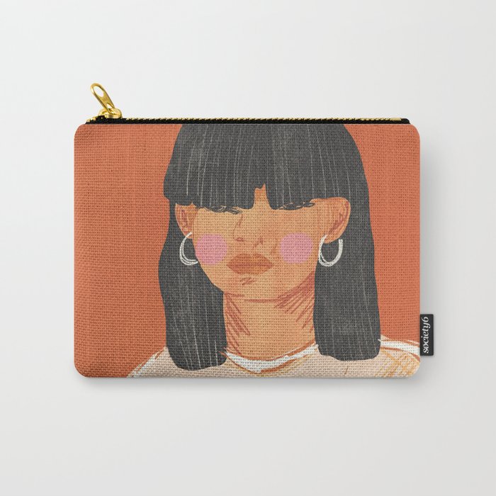 Girl who Loves Carry All Pouch Gallery Image 1