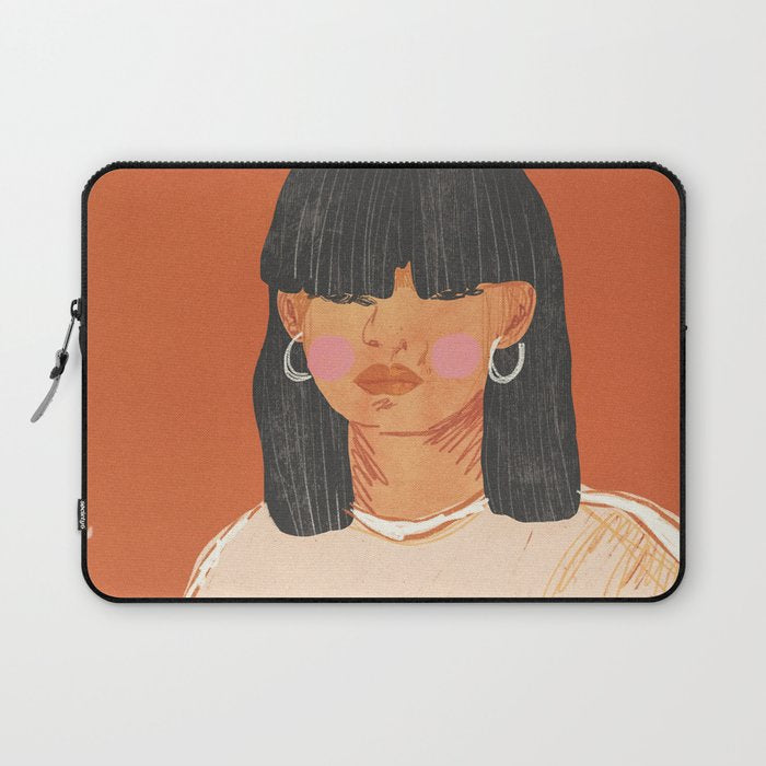 Girl who Loves Laptop Sleeve Gallery Image 1