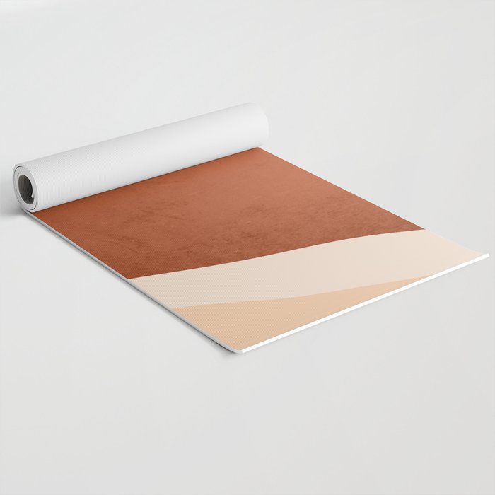 Minimal Abstract Art Landscape 11 Yoga Mat Gallery Image 2