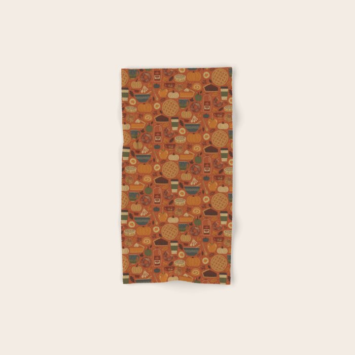 Pumpkin Spice Bath Towel Gallery Image 1