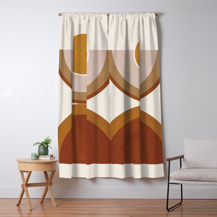 Modern Geometry Window Curtain Gallery Image 1