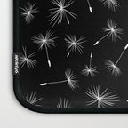 Flying Dandelions Black White Laptop Sleeve Gallery Image 3