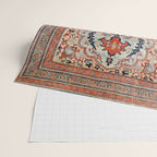 Tabriz Azerbaijan Northwest Persian Silk Rug Print Wrapping Paper Gallery Image 2