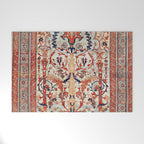 Tabriz Azerbaijan Northwest Persian Silk Rug Print Welcome Mat Gallery Image 1