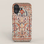 Tabriz Azerbaijan Northwest Persian Silk Rug Print iPhone Case Gallery Image 1