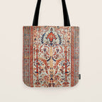 Tabriz Azerbaijan Northwest Persian Silk Rug Print Tote Bag Gallery Image 1