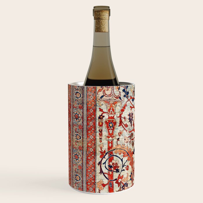 Tabriz Azerbaijan Northwest Persian Silk Rug Print Wine Chiller Gallery Image 2