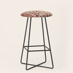 Tabriz Azerbaijan Northwest Persian Silk Rug Print Stool Gallery Image 1