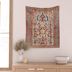 Tabriz Azerbaijan Northwest Persian Silk Rug Print Wall Tapestry Gallery Image 2