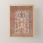 Tabriz Azerbaijan Northwest Persian Silk Rug Print Mini Art Print Gallery Image 1