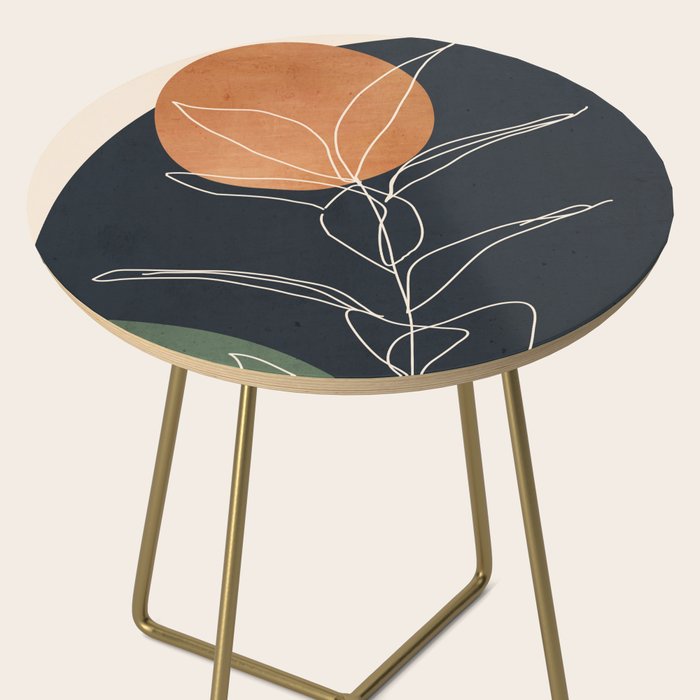 Abstract Art /Minimal Plant 98 Side Table Gallery Image 2