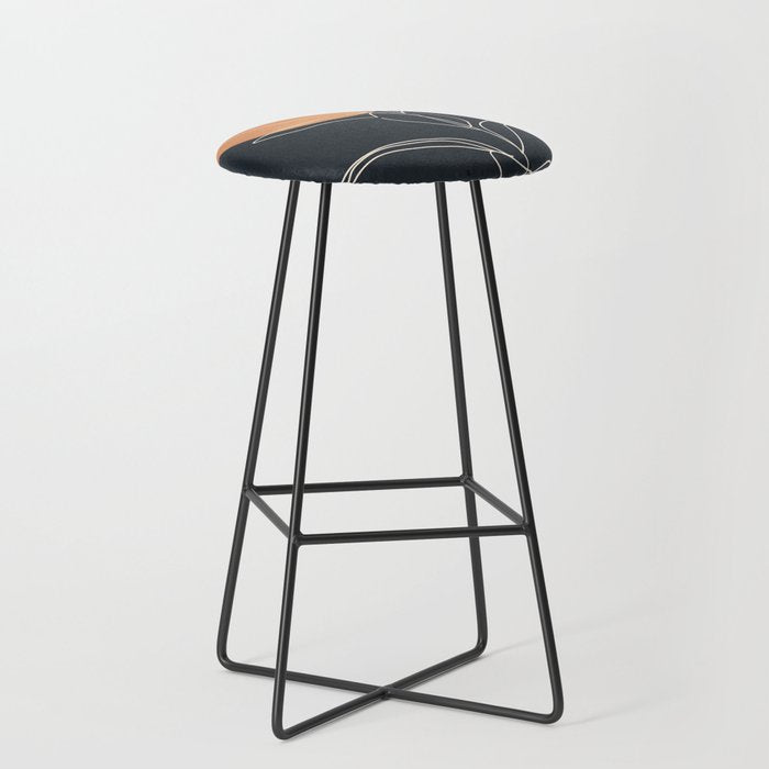Abstract Art /Minimal Plant 98 Stool Gallery Image 1