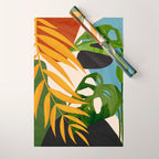 Abstract Tropical Art 2 Wrapping Paper Gallery Image 1