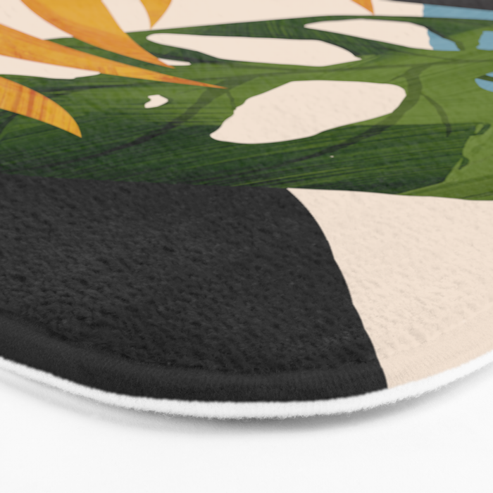 Abstract Tropical Art 2 Bath Mat Gallery Image 3