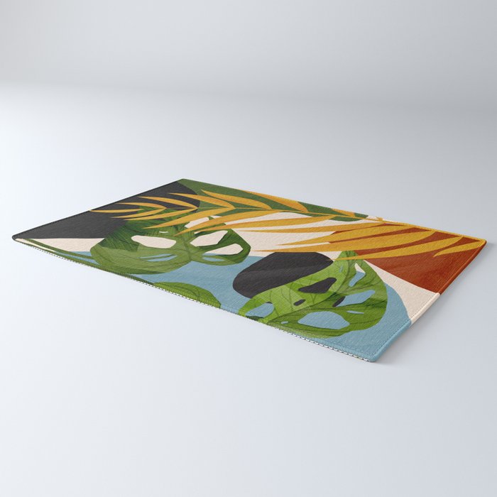 Abstract Tropical Art 2 Rug Gallery Image 3