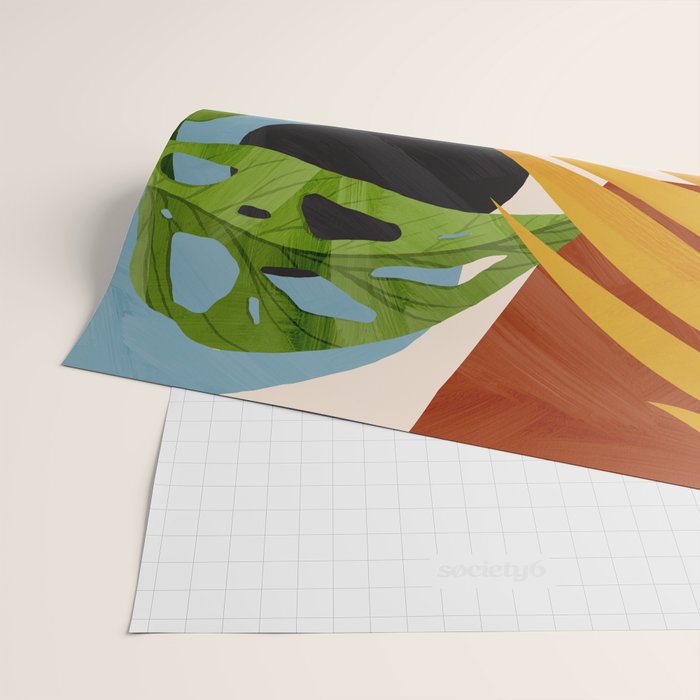 Abstract Tropical Art 2 Wrapping Paper Gallery Image 2
