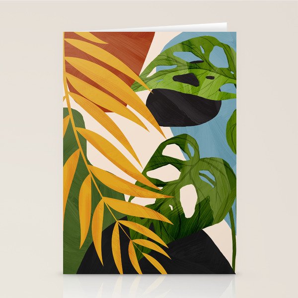 Abstract Tropical Art 2 Stationery Card Gallery Image 2