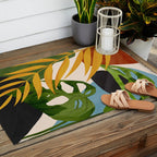 Abstract Tropical Art 2 Outdoor Rug Gallery Image 2