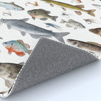 Freshwater Fish with Flies Rug Gallery Image 4