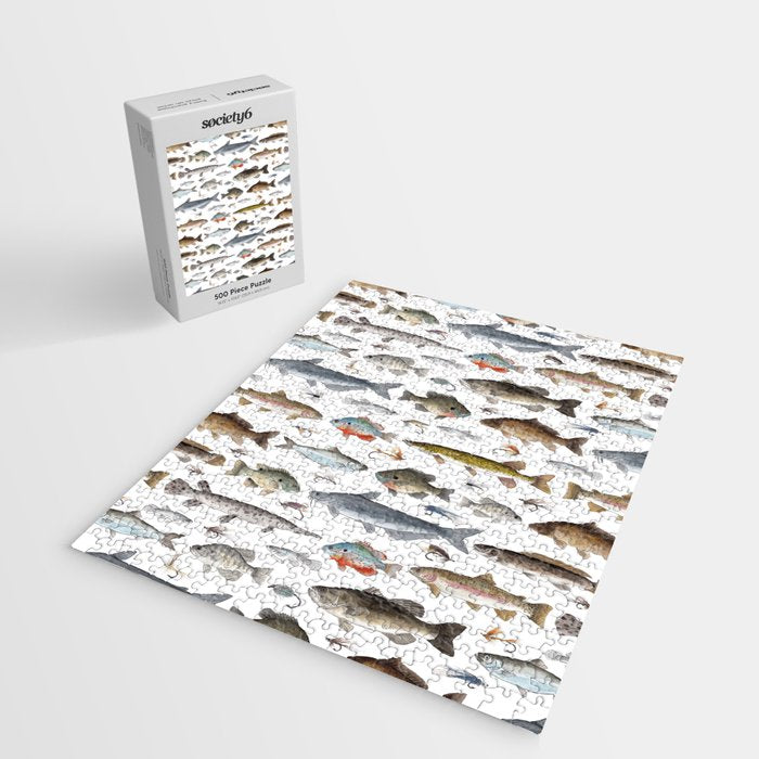 Freshwater Fish with Flies Jigsaw Puzzle Gallery Image 2