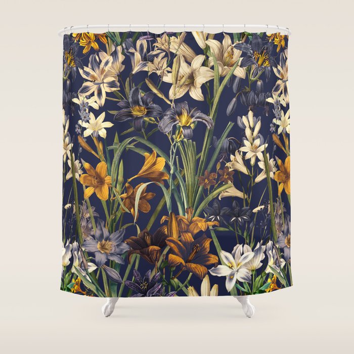 Tropical Flora IV Shower Curtain Gallery Image 1