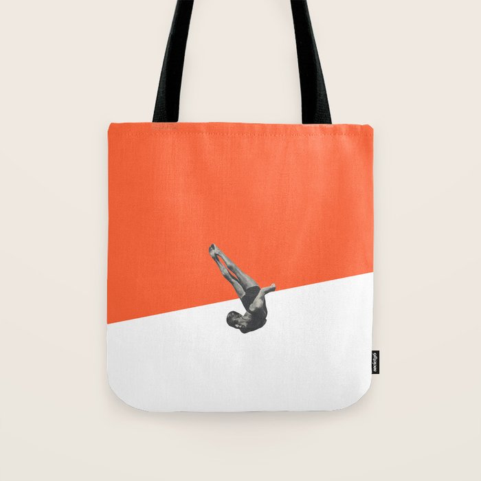 Diver (orange) Tote Bag Gallery Image 1