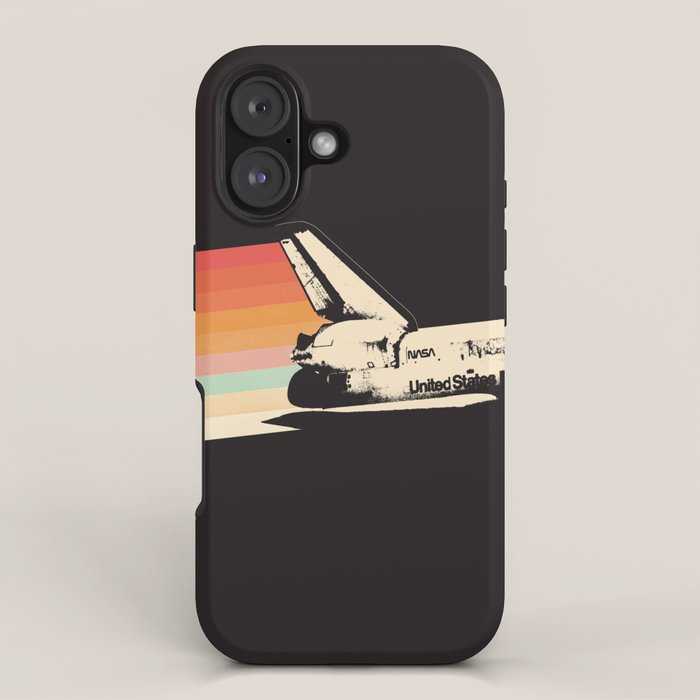 Spaceship - Rainbow iPhone Case