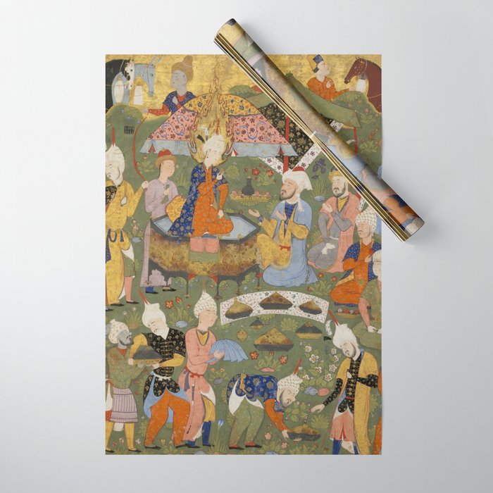Falnama (Book of omens), Joseph Islamic Antique Art  Wrapping Paper Gallery Image 1