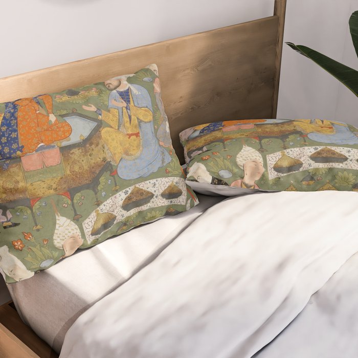 Falnama (Book of omens), Joseph Islamic Antique Art  Pillow Sham Gallery Image 2