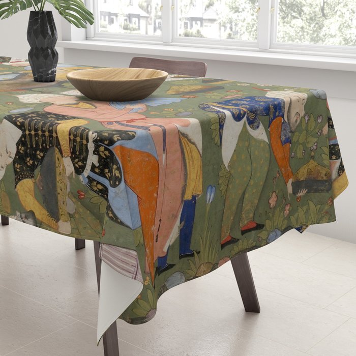 Falnama (Book of omens), Joseph Islamic Antique Art  Tablecloth Gallery Image 3