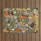 Falnama (Book of omens), Joseph Islamic Antique Art  Outdoor Rug Gallery Image 1