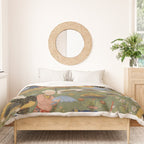 Falnama (Book of omens), Joseph Islamic Antique Art  Duvet Cover Gallery Image 3